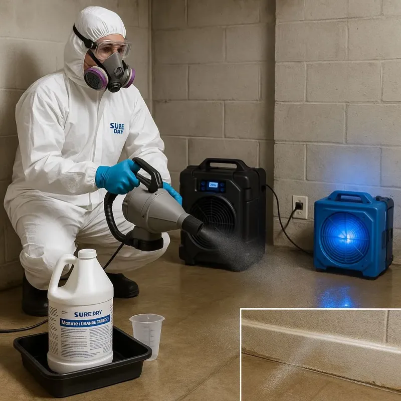 Sanitization and Odor Removal process in Shepherd, TX