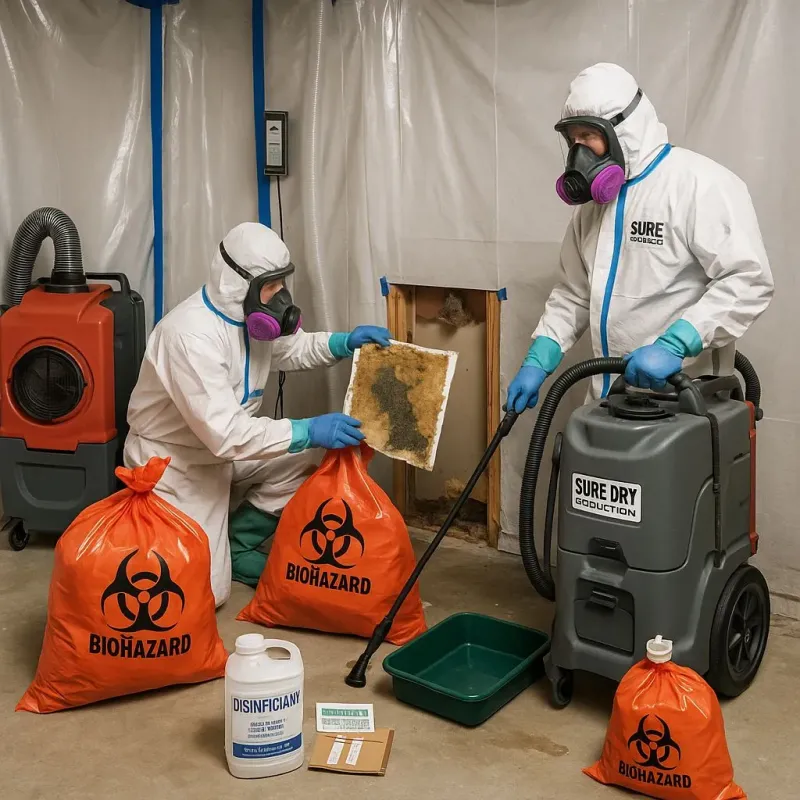 Contaminated Water Handling Protocols process in Shepherd, TX